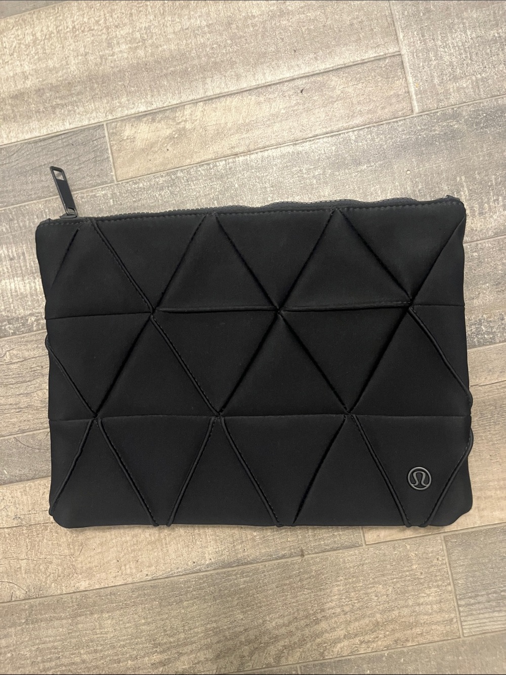 lululemon athletica Black Quilted Pouch